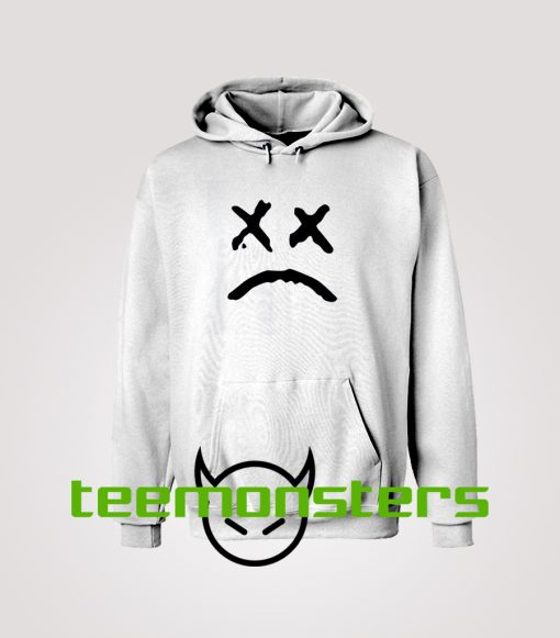 Lil Peep Sad Face Black Hoodie