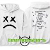 Lil Peep Sad Face Front Back Hoodie