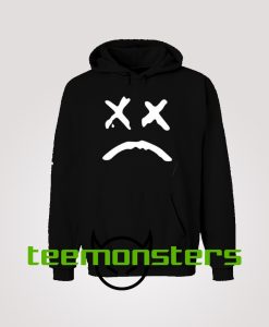 Lil Peep Sad Face White Hoodie