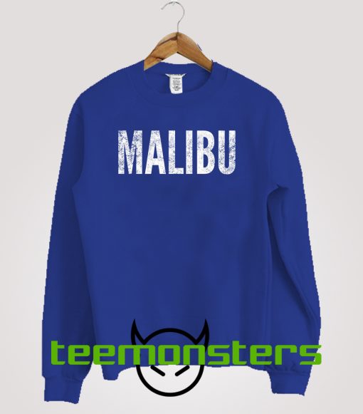 Malibu Beach Surfing Sweatshirt