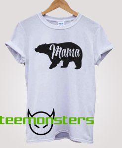 Mama Bear Black Pict T-shirt