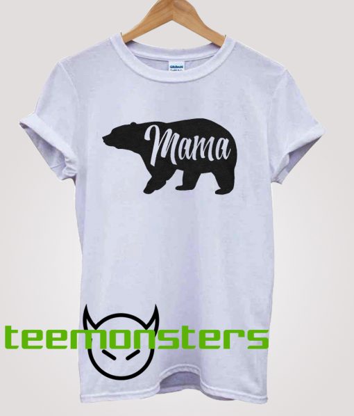 Mama Bear Black Pict T-shirt