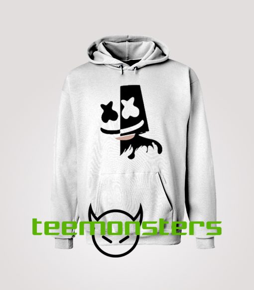 Marshmello Black White Hoodie