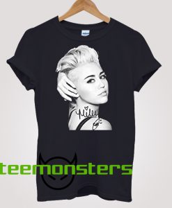 Miley Cyrus signature T-shirt