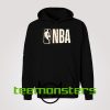 NBA white logo Hoodie