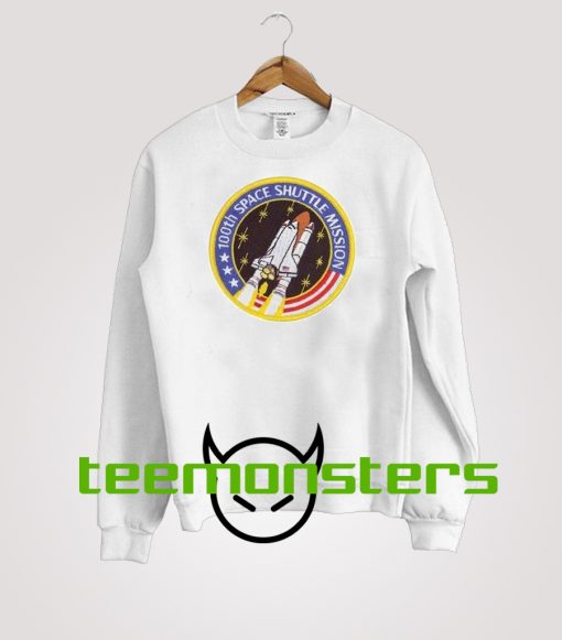 Nasa !00th Space Mission Sweatshirt