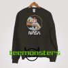 Nasa Rocket Logo Text Sweatshirt