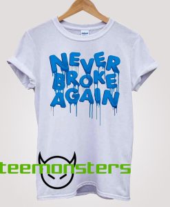 Never Broke Again Blue T-shirt