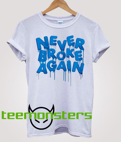 Never Broke Again Blue T-shirt