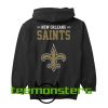 New Orleans Saint Logo Back Hoodie