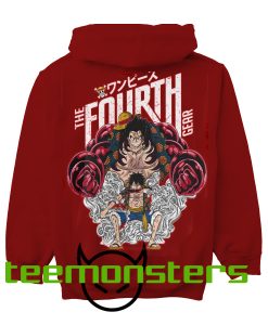 One Piece Luffy Gear Fourth Anime Hoodie