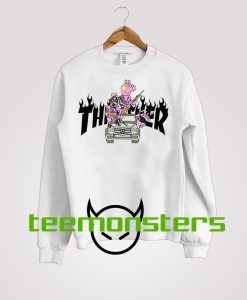 Peppa Pig Gangster Thrasher Sweatshirt