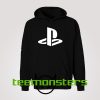 Play Station White Logo Hoodie