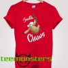 Santa Claws Sloth Christmas T-shirt