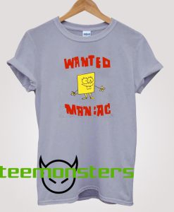 Spongebob Wanted Maniac T-shirt