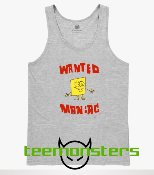 Spongebob Wanted Maniac Tanktop