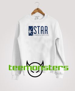 Star Lab Blue Text Sweatshirt