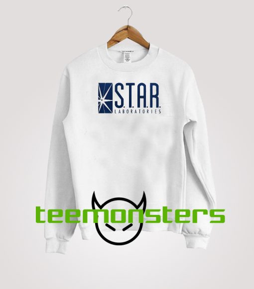 Star Lab Blue Text Sweatshirt