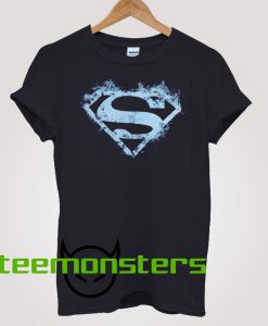 Superman Blue Flame Logo T-shirt