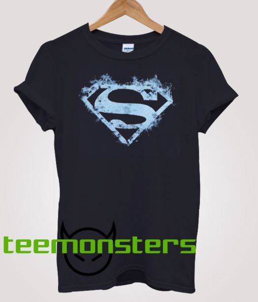 Superman Blue Flame Logo T-shirt