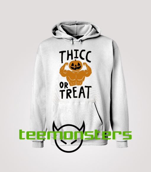 Thicc Or Treat Halloween Hoodie