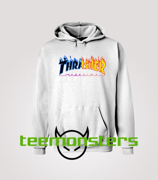 Thrasher Blue Fire Mag Hoodie