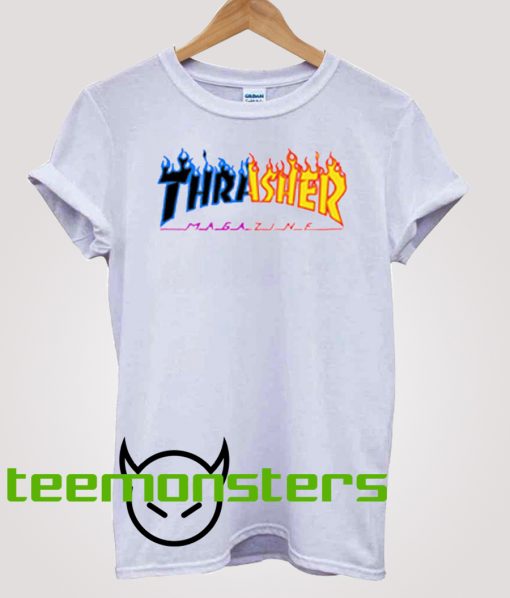 Thrasher Blue Fire Mag T-shirt