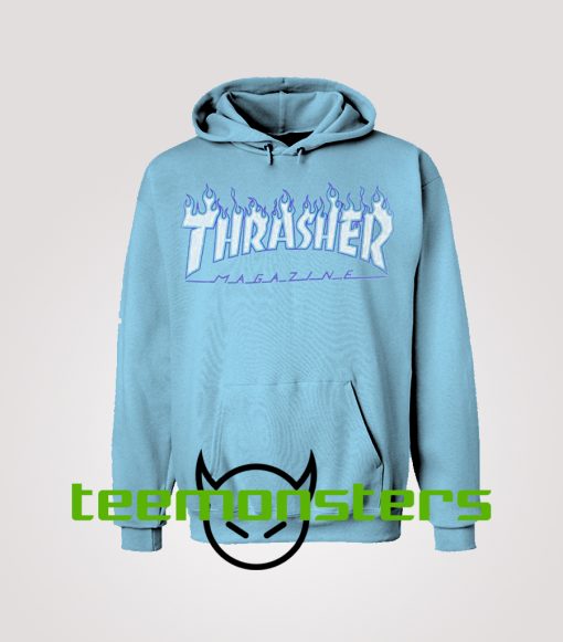 Thrasher White Flame Hoodie