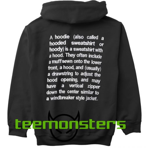 Vetements Definition Embroidery Hoodie