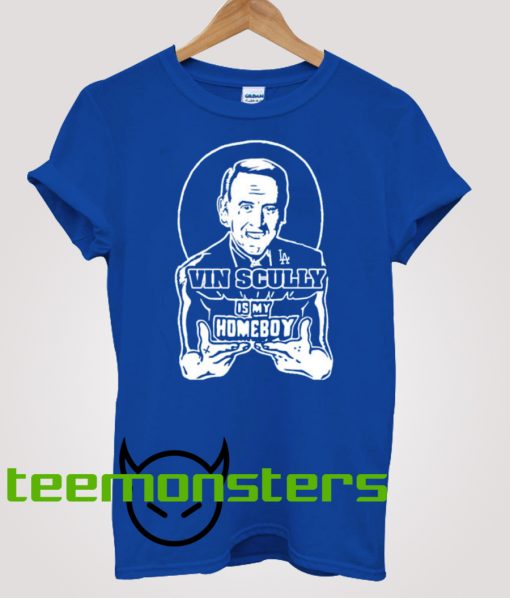 Vin Scully Is My Homeboy T-shirt