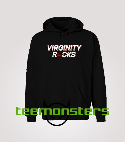 Virginity Rocks Lips Hoodie