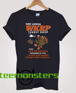 WKRP Turkey Drop First Annual 2 T-shirt