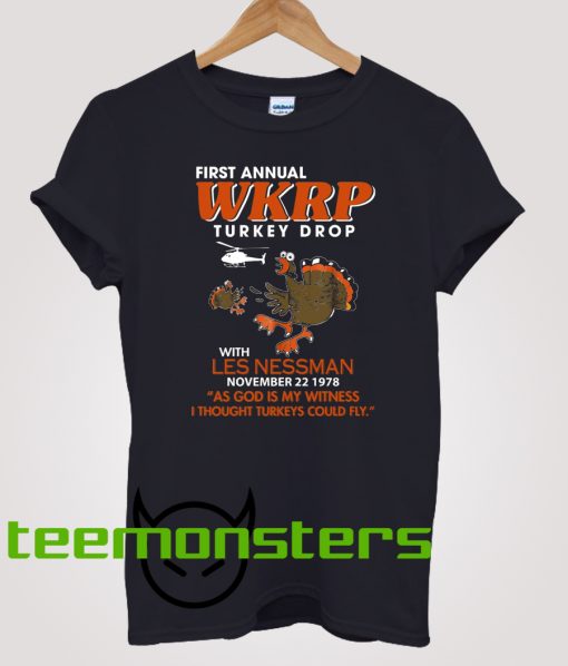 WKRP Turkey Drop First Annual 2 T-shirt