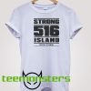 516 Nassau County New York - White Long Sleeve T-shirt