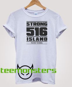 516 Nassau County New York - White Long Sleeve T-shirt