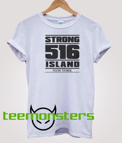 516 Nassau County New York - White Long Sleeve T-shirt