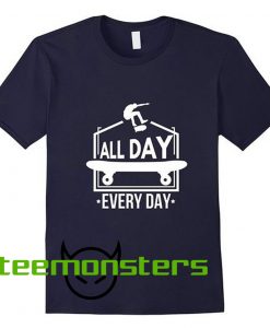 All Day Skateboard T-Shirt