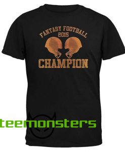 Black Adult Football Fantasy T-Shirt