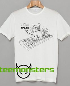 Cats On Synthesizers In Space coll T-Shirt