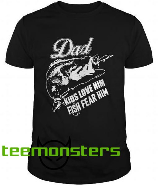 Dad Fishing Gift Fatherday T-shirt