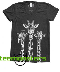 Giraffe Graphic Tee Women T-shirt