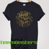 Happy New Year Typography T-shirt