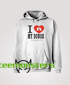 I Heart My Donor Lungs Hoodie