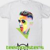 Miley Cyrus Face Art T-shirt