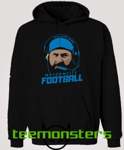 Motor City Football Face Hoodie