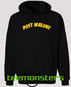 Post Malone Text Pullover Hoodie