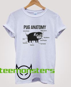 Pug Anatomy T-shirt