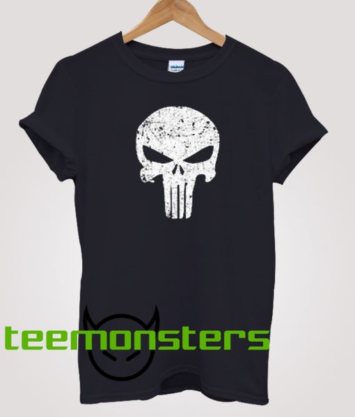 Punisher Skull Mercenary Liberty T-shirt