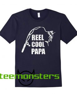 Reel Cool Papa Vintage Fishing Fathers Day Gift T-shirt