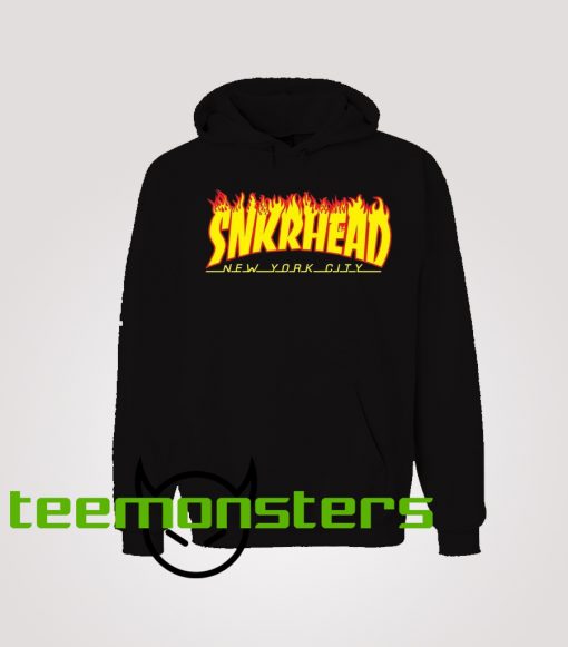 SNKRHEAD Fire New York City Hoodie